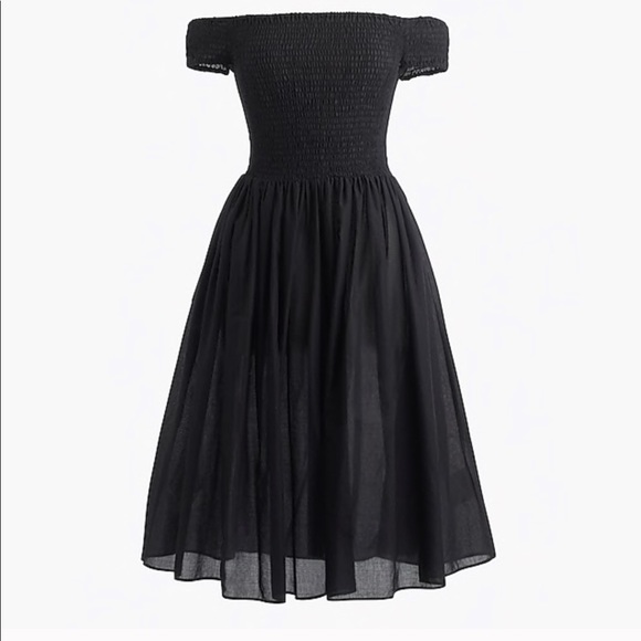 J. Crew Dresses & Skirts - J CREW • smocked off shoulder beach dress